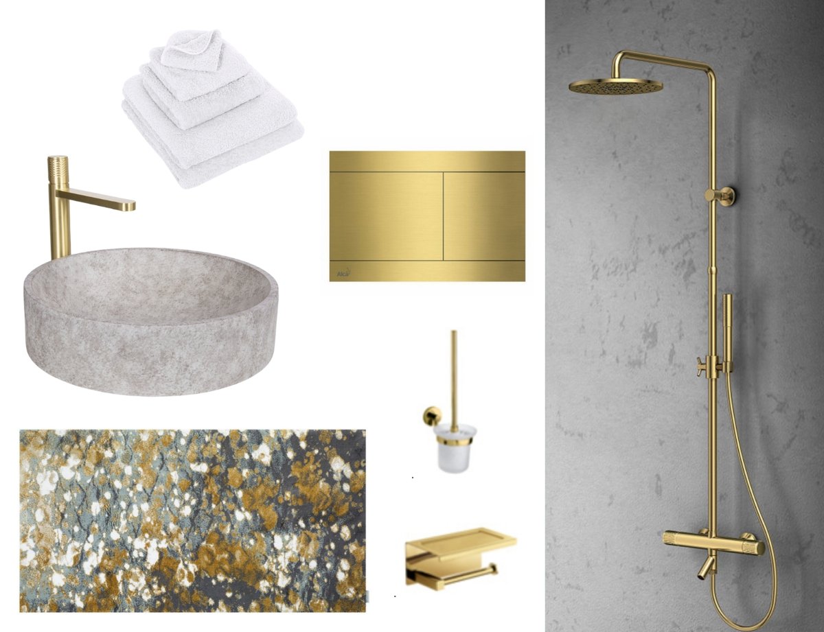 Luxusní polozapuštěné betonové umyvadlo v pískově šedém odstínu nabízí elegantní design a přírodní vzhled - Waterfall Bathrooms