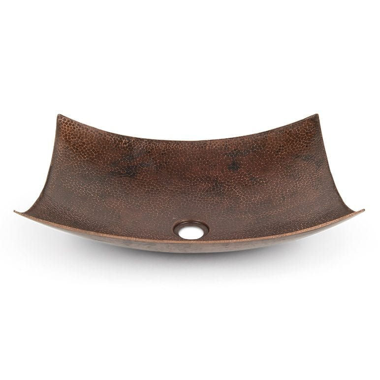 Rectangle Industrial Bathroom Design Copper Sink - |VESIMI Design| Luxury and Rustic bathrooms online
