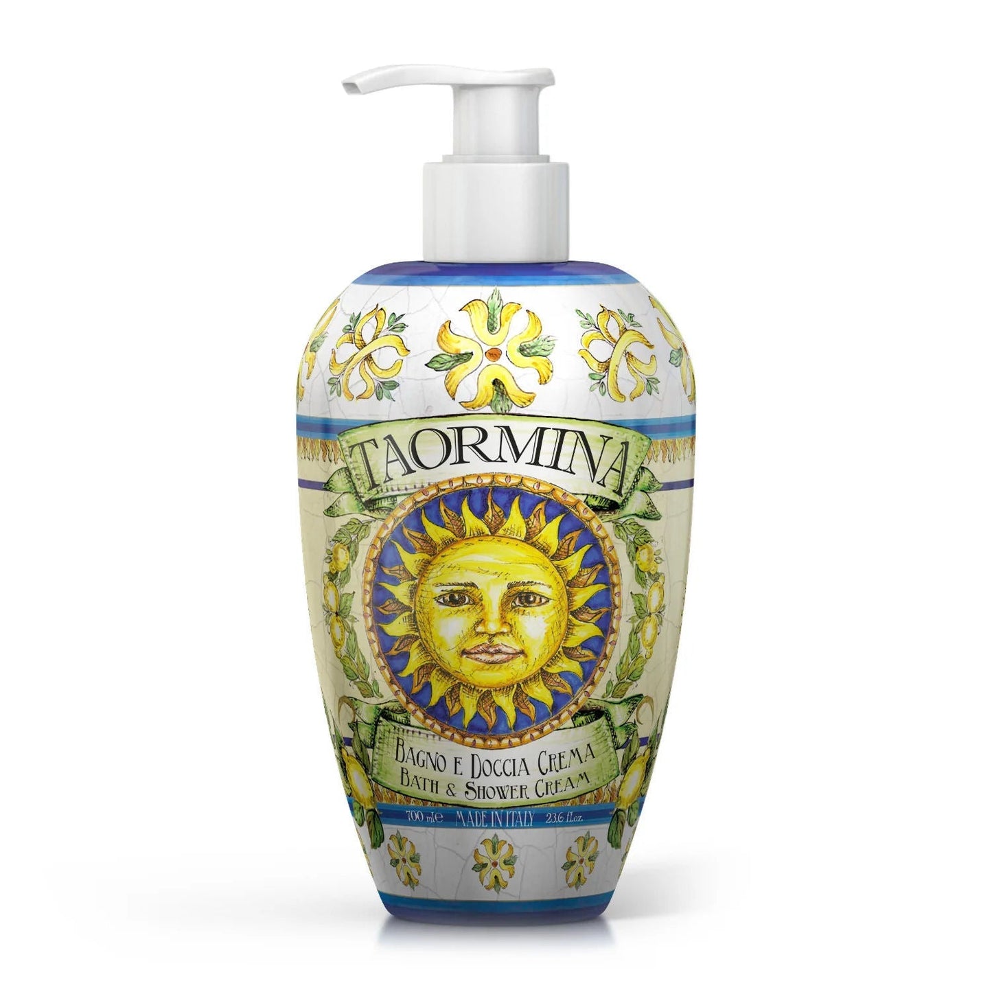 Krémový sprchový gel a pěna do koupele Rudy Profumi Taormina (Hruška a Vanilka), 700 ml, Waterfall Bathrooms.