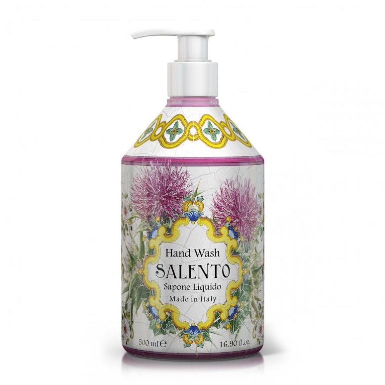 Tekuté mýdlo na ruce Rudy Profumi Salento, s vůní Citronu a Jasmínu, 500 ml, Waterfall Bathrooms.