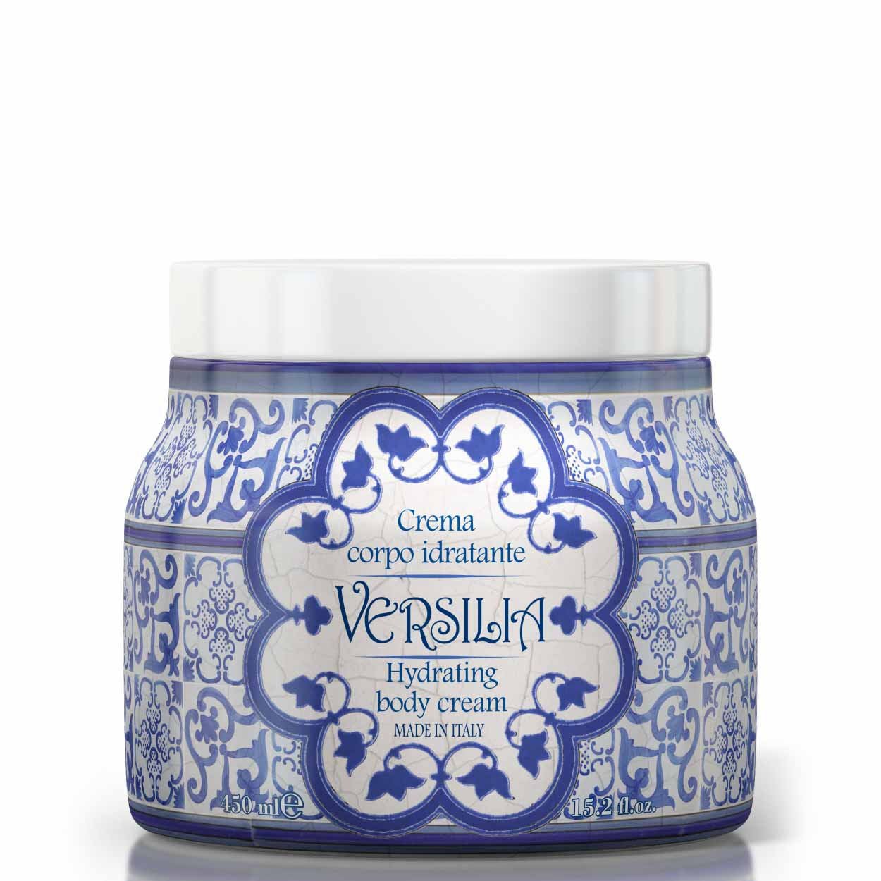 Hydratační tělový krém Rudy Profumi Versilia, s vůní Citronu, Malin a Ambry, 450 ml, Waterfall Bathrooms.