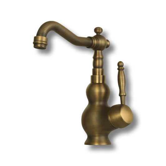 Retro umyvadlová baterie antický bronz, mosaz